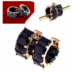 эксклюзивные серьги с позолотой swarovski
