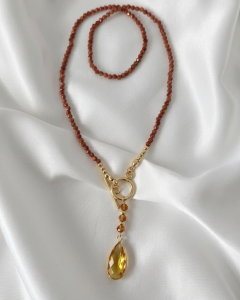 Браслет гематит кристаллы знаменитости хирургическая сталь