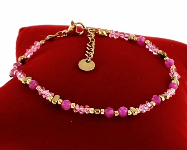 BRACELET GOLD CELEBRITY NEREZOVÁ OCEL