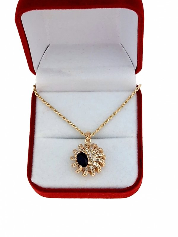 zlatý přívěsek 18k lesklý xuping