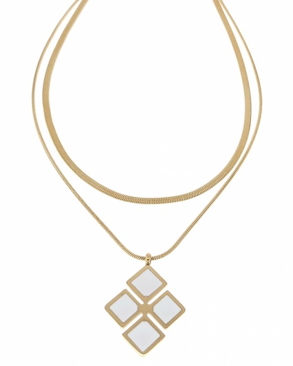 GOLDEN CHAIN CELEBRITY NÁHRDELNÍK NEREZ