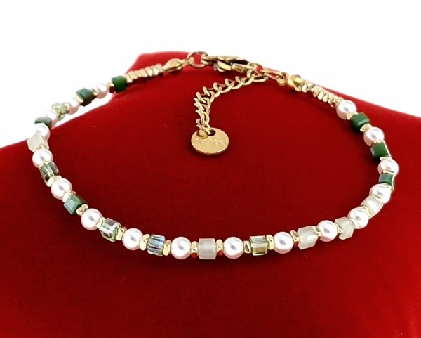BRACELET GOLD CELEBRITY NEREZOVÁ OCEL