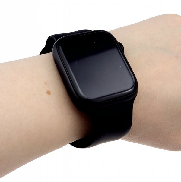 Chytré hodinky Ultimate T500 Hlwatch PRO LSSD hodinky pohodlné silikonový řemínek černé