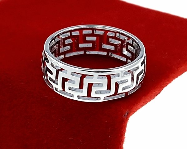 prstenec. 17,30 mm zlatá nerezová ocel