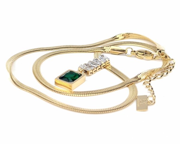 GOLDEN CHAIN CELEBRITY NÁHRDELNÍK NEREZ