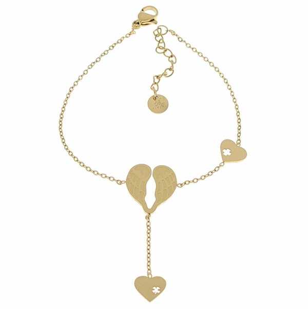 BRACELET GOLD CELEBRITY NEREZOVÁ OCEL
