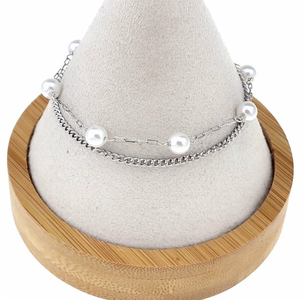 BRACELET GOLD CELEBRITY NEREZOVÁ OCEL