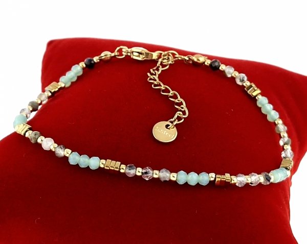BRACELET GOLD CELEBRITY NEREZOVÁ OCEL