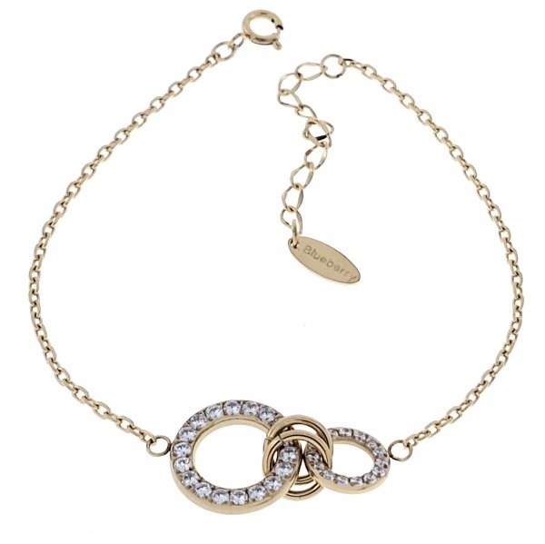 BRACELET GOLD CELEBRITY NEREZOVÁ OCEL