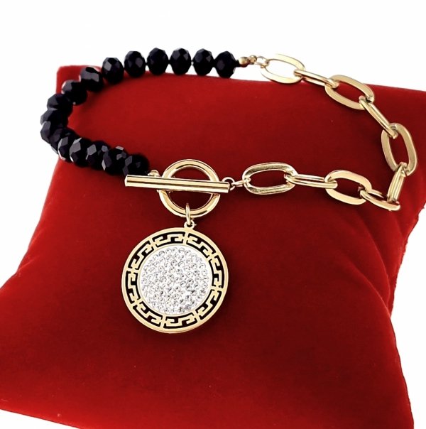 BRACELET GOLD CELEBRITY NEREZOVÁ OCEL