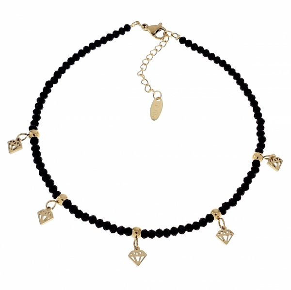 BRACELET GOLD CELEBRITY NEREZOVÁ OCEL