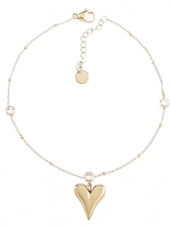 BRACELET GOLD CELEBRITY NEREZOVÁ OCEL