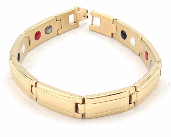 ARMBAND GOLD CELEBRITY EDELSTAHL
