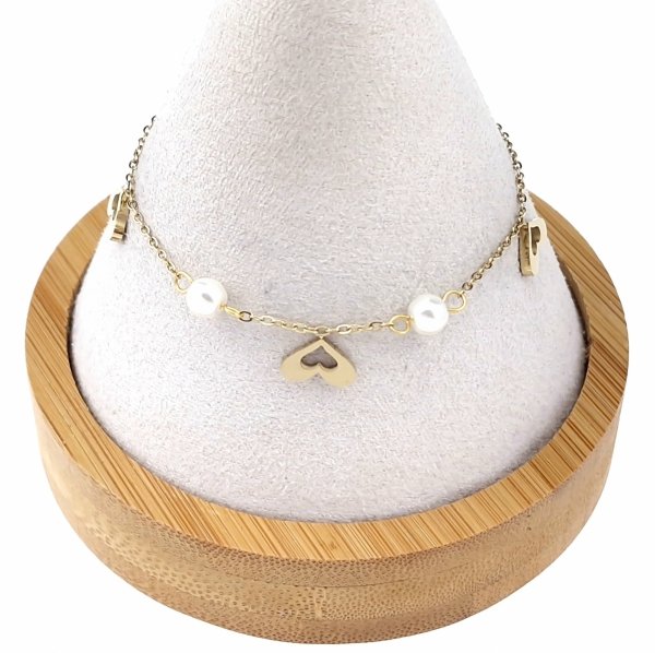 ARMBAND GOLD CELEBRITY EDELSTAHL