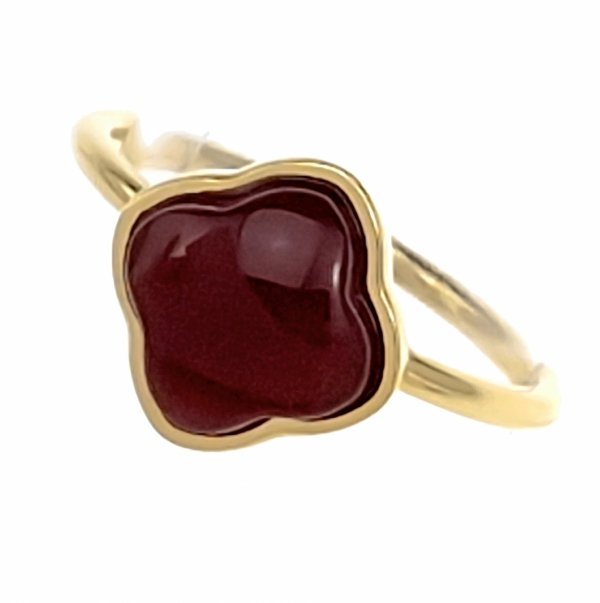 Ring 19,00 mm, goldener Edelstahl