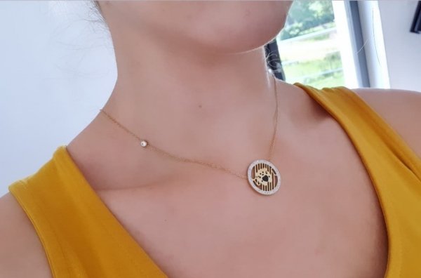 GOLDENE KETTENFESTIGKEITS-HALSKETTE EDELSTAHL