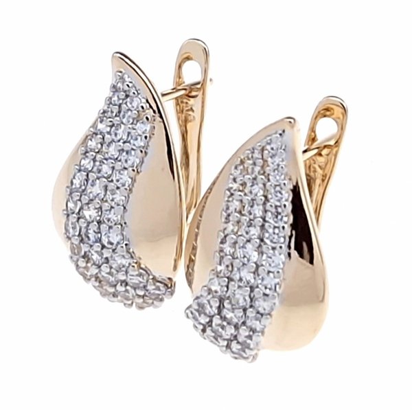 exklusive swarovski vergoldete ohrringe