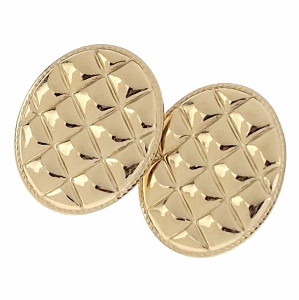 goldene Ohrringe aus Edelstahl