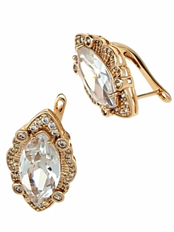 exklusive swarovski vergoldete ohrringe