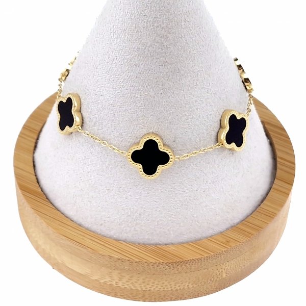 ARMBAND GOLD CELEBRITY EDELSTAHL