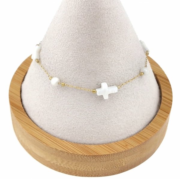ARMBAND GOLD CELEBRITY EDELSTAHL