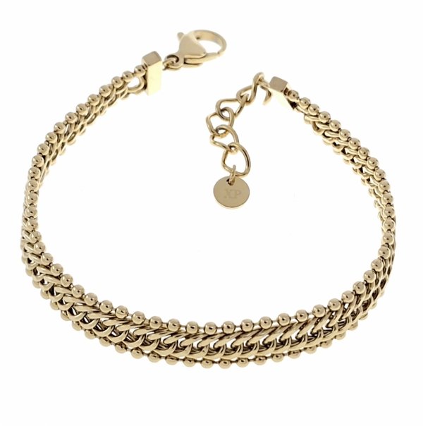 ARMBAND GOLD CELEBRITY EDELSTAHL