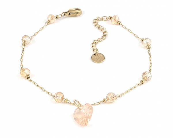 ARMBAND GOLD CELEBRITY EDELSTAHL