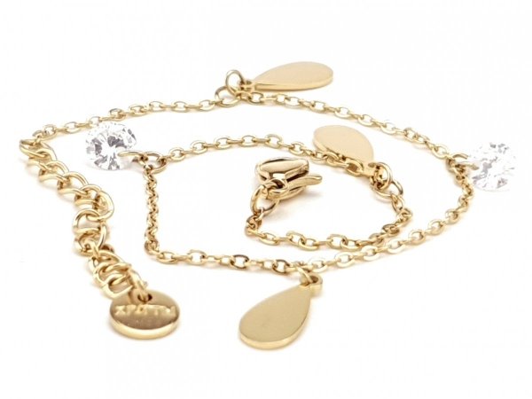 ARMBAND GOLD CELEBRITY EDELSTAHL