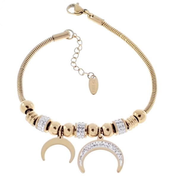 ARMBAND GOLD CELEBRITY EDELSTAHL
