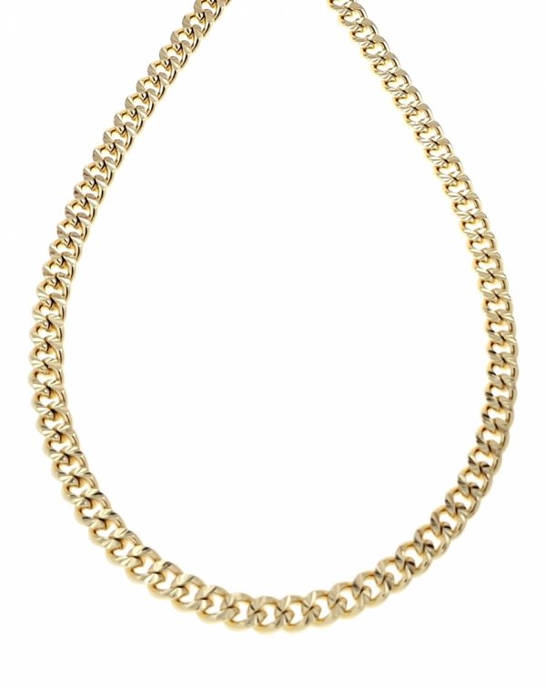Goldene Kette Celebrity Vergoldete Halskette 14K XUPING