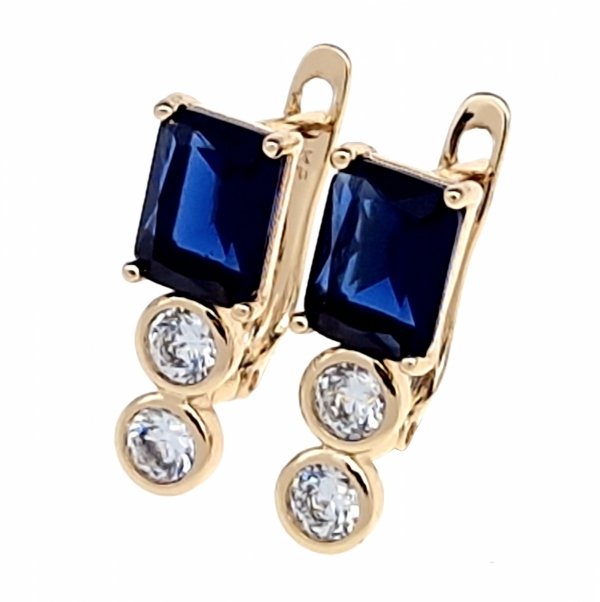 exklusive swarovski vergoldete ohrringe