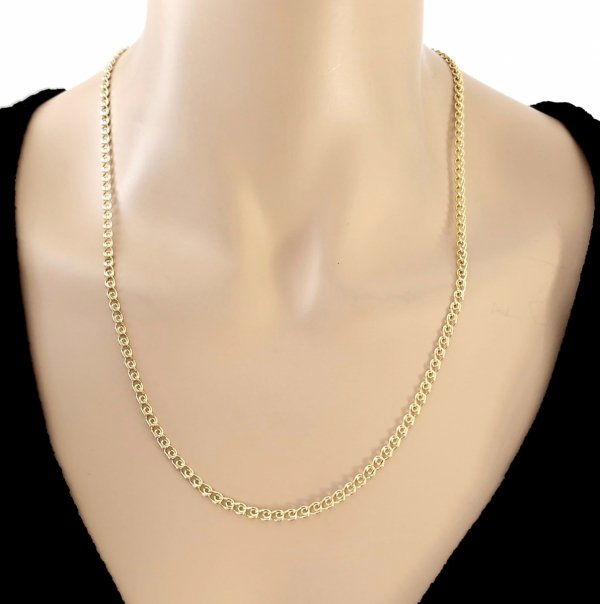 Goldene Kette Celebrity Vergoldete Halskette 14K XUPING