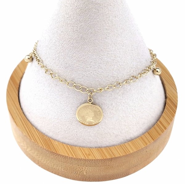 ARMBAND GOLD CELEBRITY EDELSTAHL