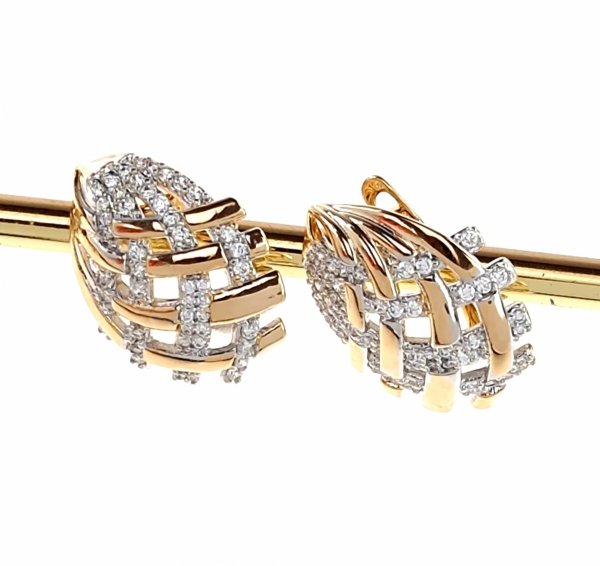 exklusive swarovski vergoldete ohrringe