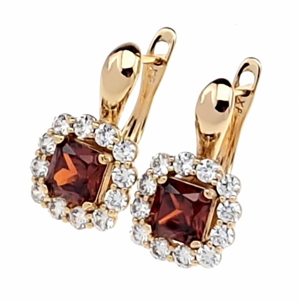 exklusive swarovski vergoldete ohrringe