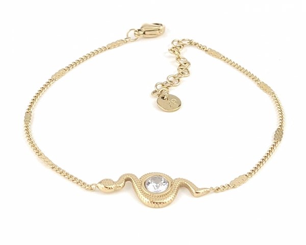 ARMBAND GOLD CELEBRITY EDELSTAHL