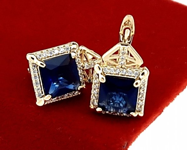 exklusive swarovski vergoldete ohrringe