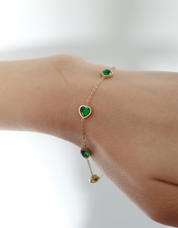 ARMBAND GOLD CELEBRITY EDELSTAHL