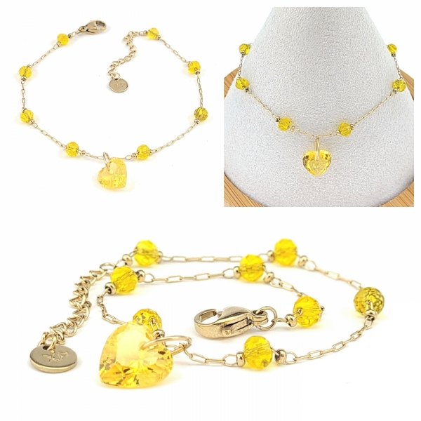 ARMBAND GOLD CELEBRITY EDELSTAHL