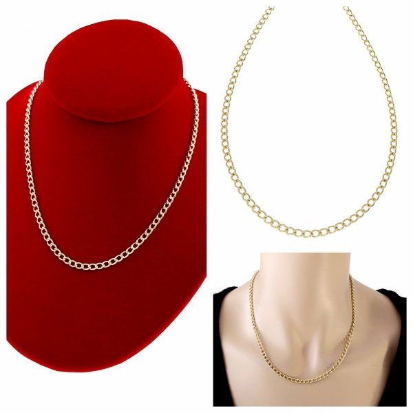 Goldene Kette Celebrity Vergoldete Halskette 14K XUPING