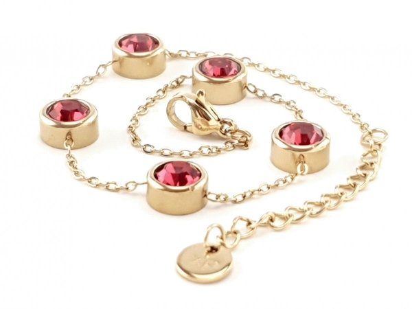 ARMBAND GOLD CELEBRITY EDELSTAHL