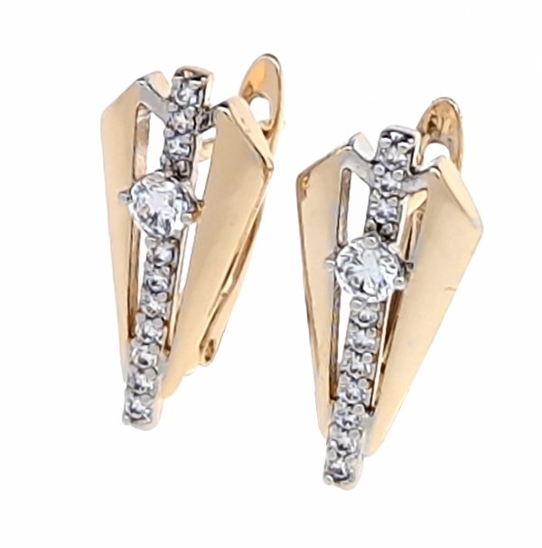 exklusive swarovski vergoldete ohrringe