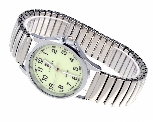 OMAS UHR GOLD GROßE ZAHLEN AUF DEM RADIERGUMMI