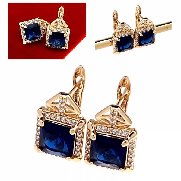 exklusive swarovski vergoldete ohrringe