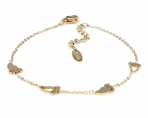 ARMBAND GOLD CELEBRITY EDELSTAHL