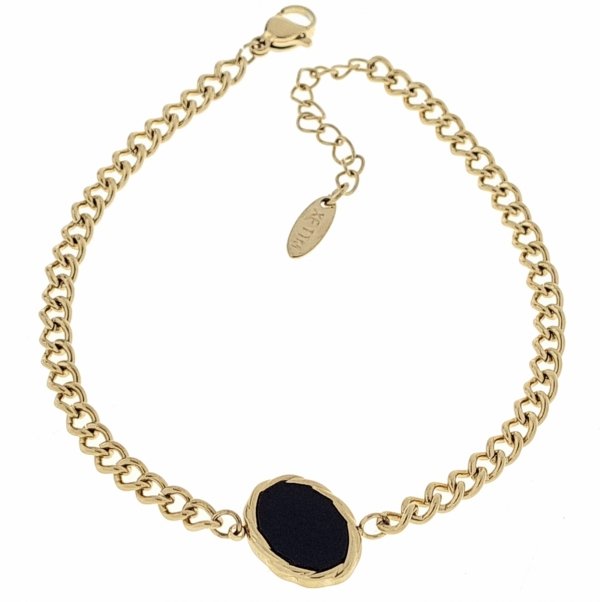 ARMBAND GOLD CELEBRITY EDELSTAHL