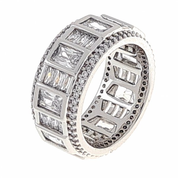 Goldring 19,30 mm. vergoldete Verlobung Xuping