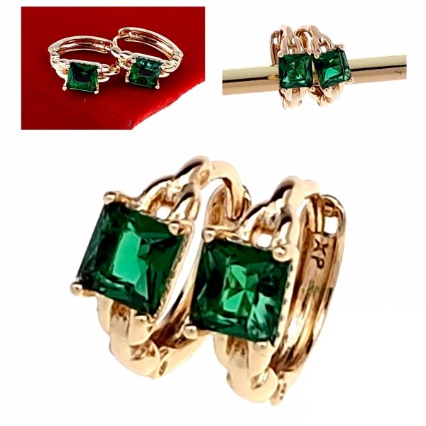 exklusive swarovski vergoldete ohrringe