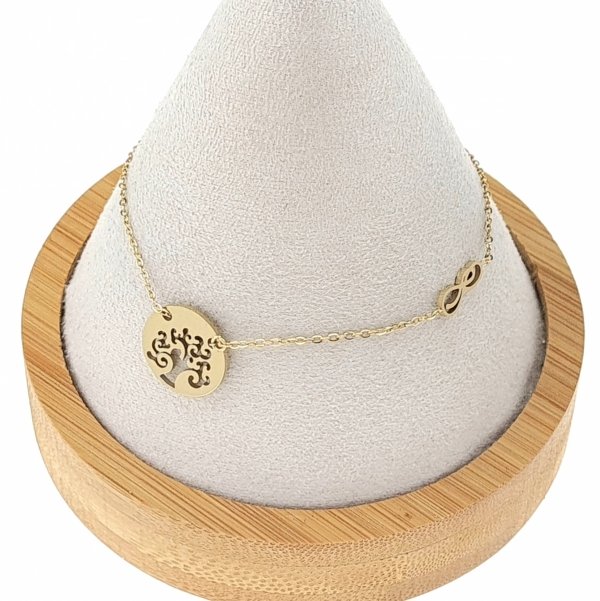 ARMBAND GOLD CELEBRITY EDELSTAHL
