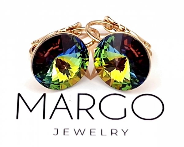 exklusive swarovski vergoldete ohrringe